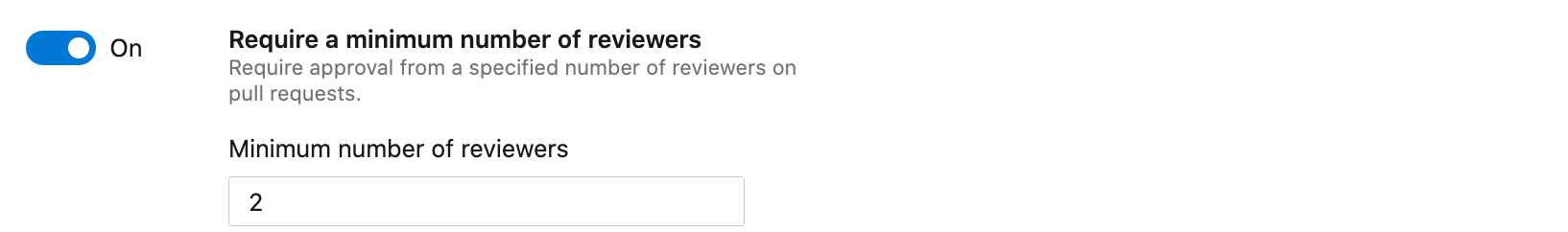 Minimum reviewer