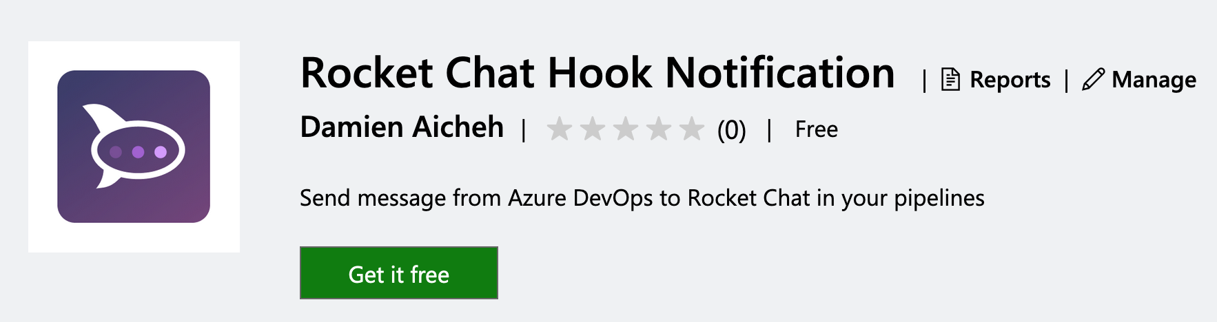 Rocket Chat Task